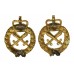 Pair of  Royal Australian Corps of Military Police/Provost Corps Collar Badges - Queen's Crown