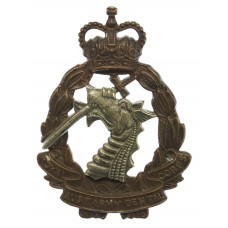 Royal Australian Army Dental Corps Bi-Metal Cap Badge - Queen's Crown