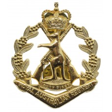 Royal Australian Regiment Anodised (Staybrite) Cap Badge 