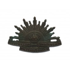 Australian Commonwealth Military Forces Collar Badge - King's Crown