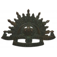 Australian Commonwealth Military Forces Slouch Hat Badge - King's