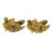 Pair of Cheshire Regiment Officer's Collar Badges
