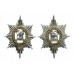 Pair of Worcestershire Regiment Anodised (Staybrite) Collar Badges