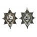 Pair of Worcestershire Regiment Anodised (Staybrite) Collar Badges
