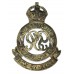 George VI Royal Military Academy Sandhurst Silvered Cap Badge