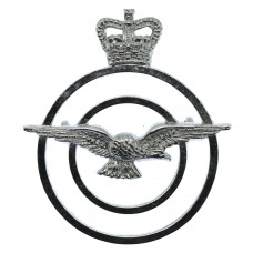 Royal Air Force (R.A.F.) Chaplain's Assistant Cap Badge - Queen's Crown