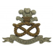 Victorian/Edwardian North Staffordshire Regiment Cap Badge