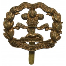 South Lancashire Regiment WW1 All Brass Economy Cap Badge