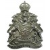 Leicester City Police Chrome Helmet Plate - King's Crown