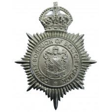 County Borough of Bolton Police Helmet Plate - King's Crown