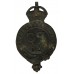 Bedfordshire Constabulary Constables Helmet Plate - King's Crown
