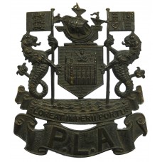 Port of London Authority Police Blackened Brass Helmet Plate