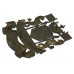 Port of London Authority Police Blackened Brass Helmet Plate