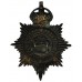 West Suffolk Constabulary Night Helmet Plate - King's Crown