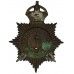 Middlesbrough Borough Police Night Helmet Plate - King's Crown