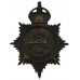 Huntingdon County Police (Huntingdonshire County Constabulary) Helmet Plate - King's Crown