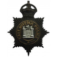 East Suffolk Police Night Helmet Plate - King's Crown