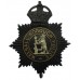 Walsall Borough Police Night Helmet Plate - King's Crown