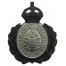 Eastbourne County Borough Police Wreath Helmet Plate - King's Crown