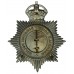 Rochdale County Borough Police Helmet Plate - King's Crown