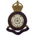West Riding of Yorkshire Special Constabulary Section Leader Enamelled Lapel Badge - King's Crown