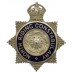 North Riding Constabulary Senior Officer's Silver & Enamel Cap Badge - King's Crown