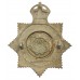 North Riding Constabulary Senior Officer's Silver & Enamel Cap Badge - King's Crown