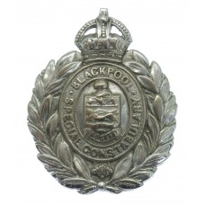 Blackpool Special Constabulary Wreath Cap Badge - King's Crown