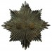 Blackpool Police White Metal Helmet Plate - King's Crown