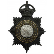 Bedfordshire Constabulary Night Helmet Plate - King's Crown