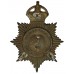 Bedfordshire Constabulary Night Helmet Plate - King's Crown