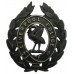 Liverpool City Police Blackened White Metal Wreath Helmet Plate