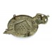 Cornwall Constabulary White Metal Helmet Plate - King's Crown
