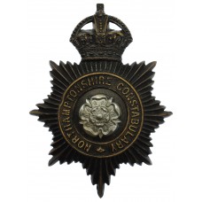 Northamptonshire Constabulary Night Helmet Plate - King's Crown