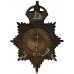 Northamptonshire Constabulary Night Helmet Plate - King's Crown