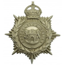 Northampton Borough Police Helmet Plate - King's Crown