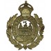 Birmingham City Police Wreath Helmet Plate - King's Crown