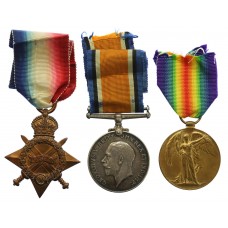 WW1 1914-15 Star Medal Trio - W.D. Thomas, British Red Cross & Order of St. John of Jerusalem