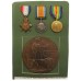 WW1 1914-15 Star, British War Medal, Victory Medal and Memorial Plaque - Pte. J. Sutton, 18th (3rd City Pals) Bn. Manchester Regiment - K.I.A. 30/7/16