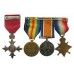 M.B.E. (Civil Division) and WW1 1914-15 Star Medal Trio - Pte. E.M. Rogers, Royal Army Medical Corps