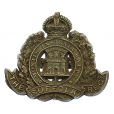 Suffolk Regiment WW2 Plastic Economy Cap Badge