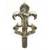 The King's Regiment Anodised (Staybrite) Cap Badge