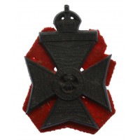 King's Royal Rifle Corps (K.R.R.C.) WW2 Plastic Economy Cap Badge