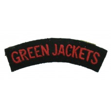 Royal Green Jackets (GREEN JACKETS) Cloth Shoulder Title