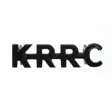 King's Royal Rifle Corps (K.R.R.C.) Shoulder Title