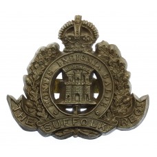 Suffolk Regiment WW2 Plastic Economy Cap Badge
