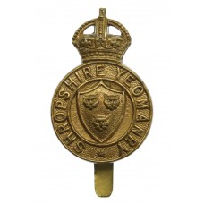 Shropshire Yeomanry Cap Badge - King's Crown