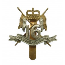 16th The Queen's Lancers Beret Badge - Queen's Crown