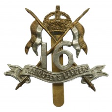 16th The Queen's Lancers Cap Badge - King's Crown