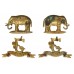 Pair of Seaforth Highlanders Collar Badges